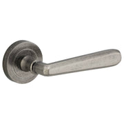 Copenhagen Lever Round Rose Distressed Nickel