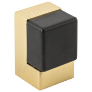 Square Door Stop Polished Brass