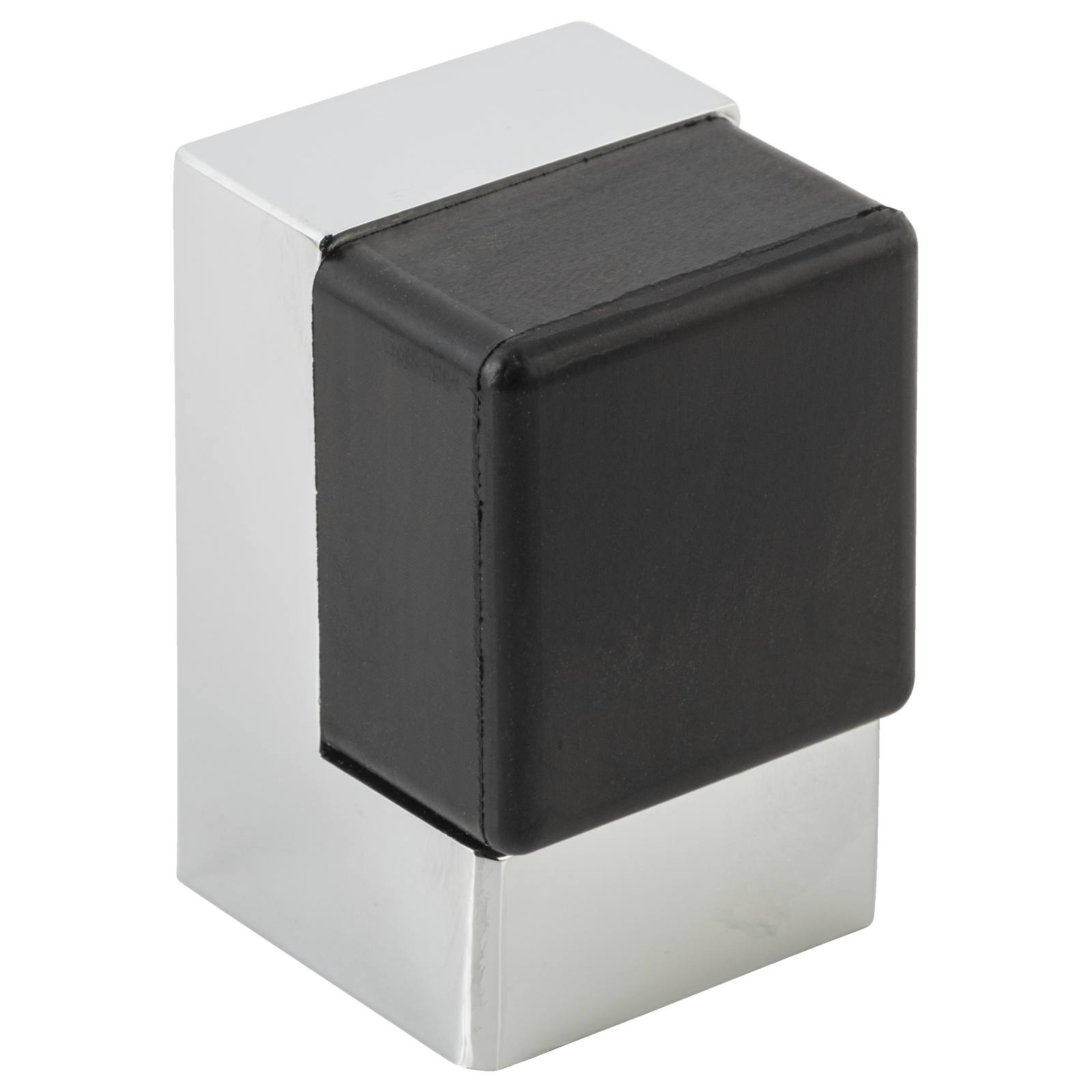 Square Door Stop Polished Chrome