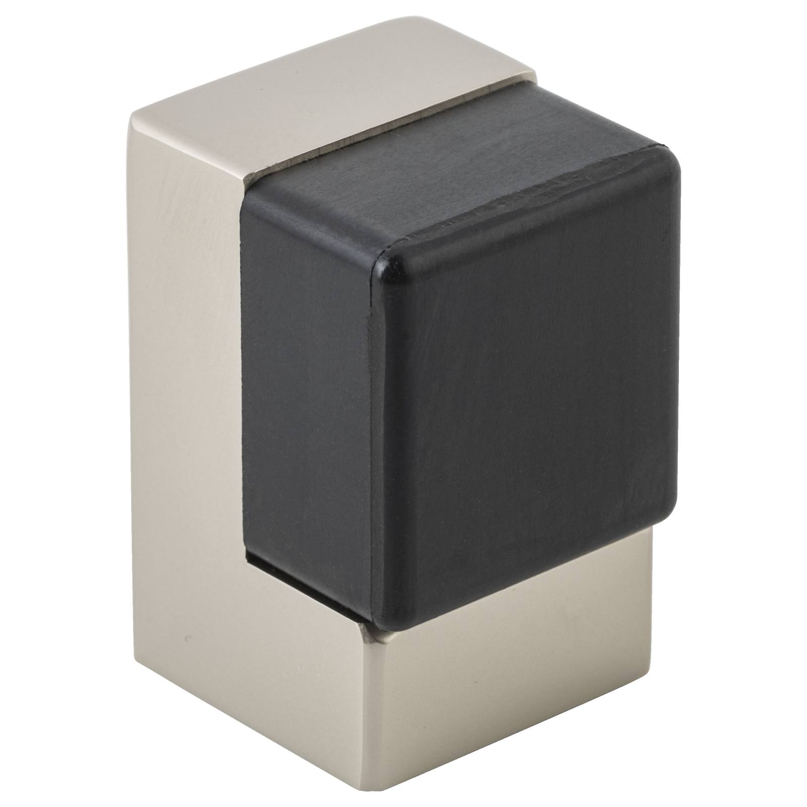 Square Door Stop Satin Nickel
