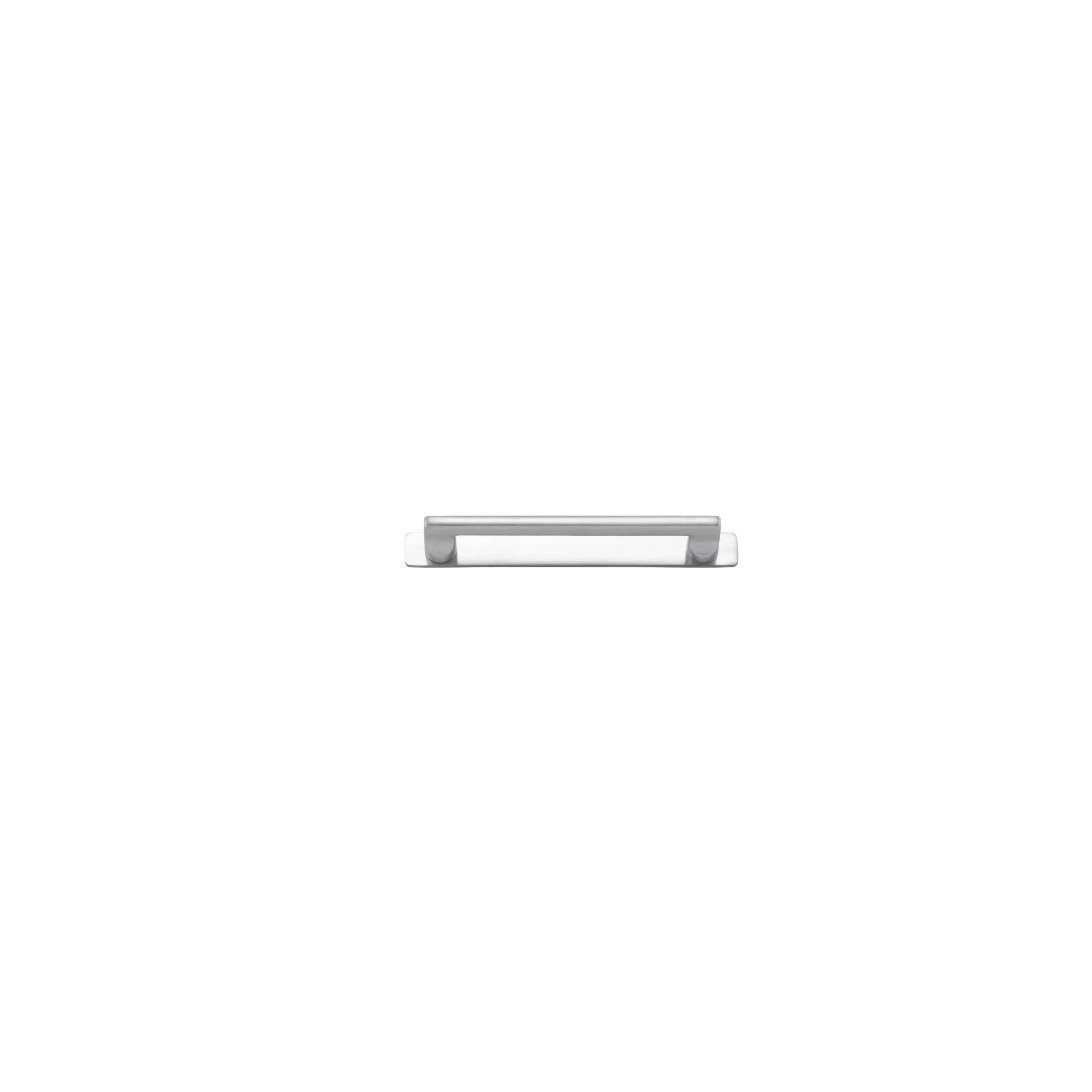 Baltimore Cabinet Pull with Backplate CTC160mm Brushed Chrome