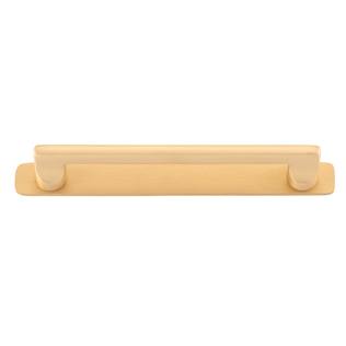 Baltimore Cabinet Pull with Backplate CTC160mm Brushed Brass