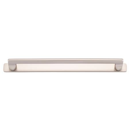 Baltimore Cabinet Pull with Backplate CTC256mm Satin Nickel