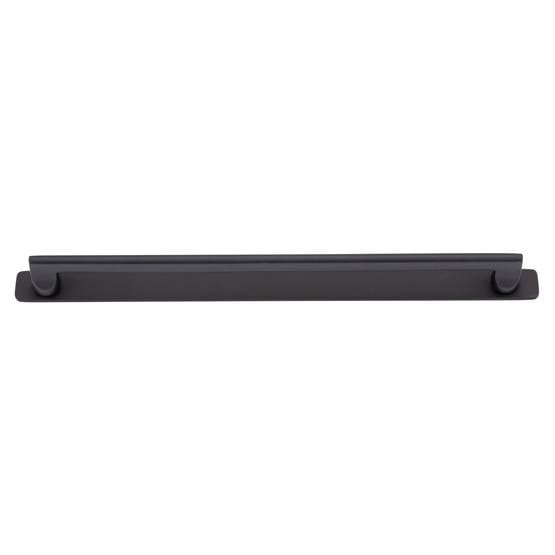 Baltimore Cabinet Pull with Backplate CTC320mm Matt Black