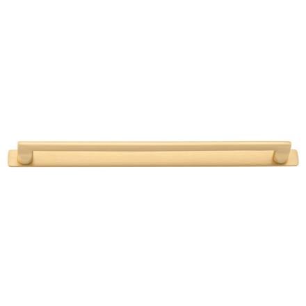 Baltimore Cabinet Pull with Backplate CTC320mm Brushed Brass