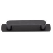 Osaka Cabinet Pull with Backplate CTC96mm Matt Black