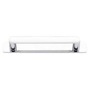 Osaka Cabinet Pull With Backplate Polished Chrome Ctc128Mm