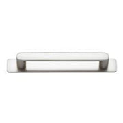 Osaka Cabinet Pull with Backplate CTC128mm Satin Nickel