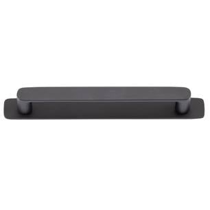 Osaka Cabinet Pull with Backplate CTC160mm Matt Black