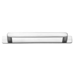 Osaka Cabinet Pull with Backplate CTC160mm Brushed Chrome