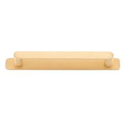 Osaka Cabinet Pull with Backplate CTC160mm Brushed Brass