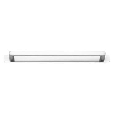 Osaka Cabinet Pull with Backplate CTC256mm Brushed Chrome