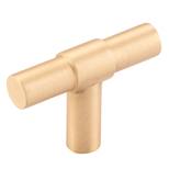 Helsinki T Cabinet Pull Brushed Brass