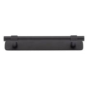 Helsinki Cabinet Pull with Backplate CTC128mm Matt Black