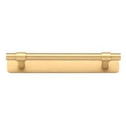 Helsinki Cabinet Pull with Backplate CTC128mm Brushed Brass