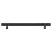 Cabinet Pull Helsinki Matt Black BD11mm CTC160mm, Matte Black