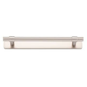 Helsinki Cabinet Pull with Backplate CTC160mm Satin Nickel