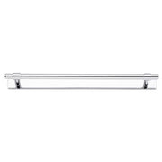 Helsinki Cabinet Pull with Backplate CTC256mm Polished Chrome