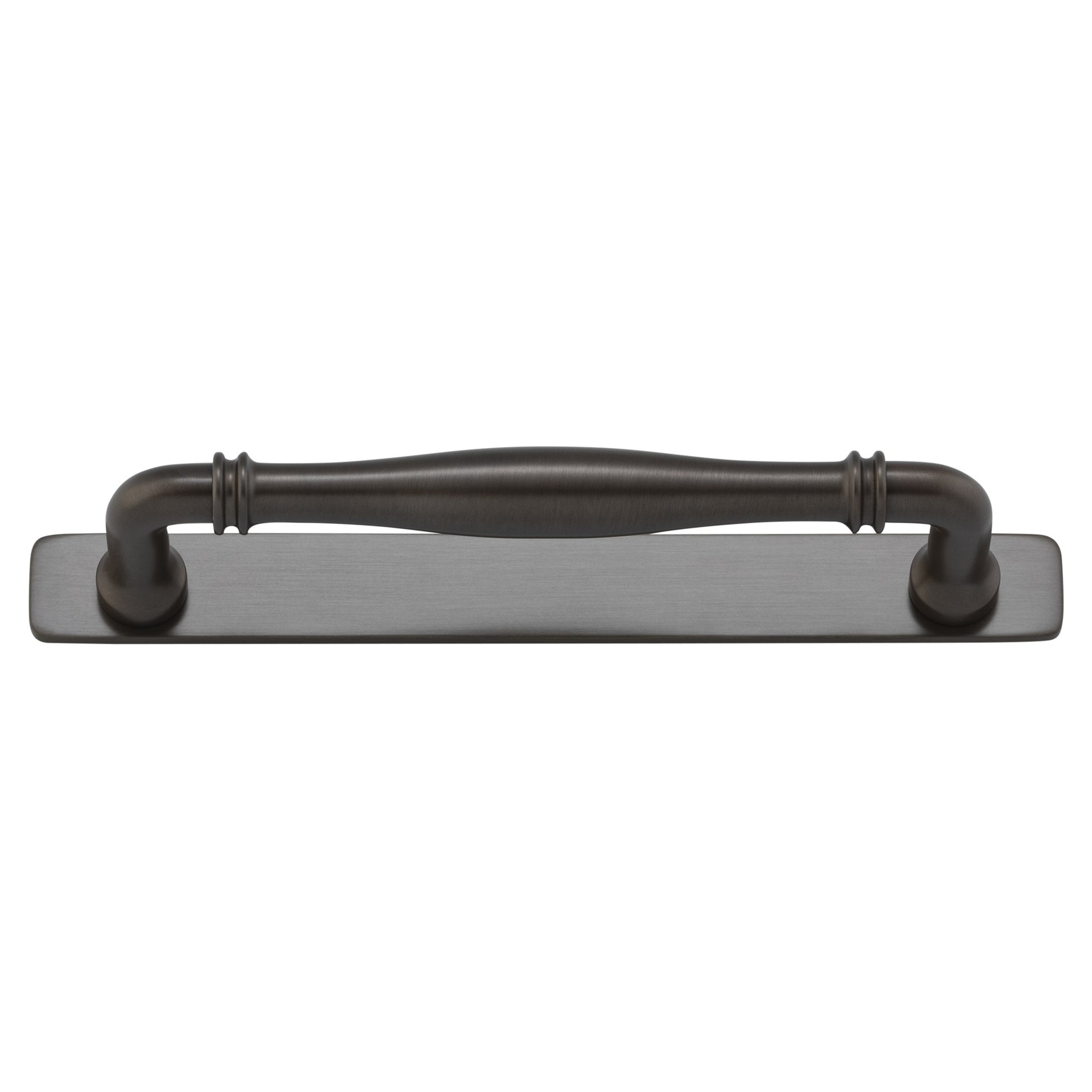 Sarlat Cabinet Pull with Backplate CTC160mm, Signature Brass