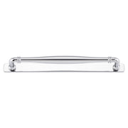 Sarlat Cabinet Pull with Backplate CTC256mm, Polished Chrome