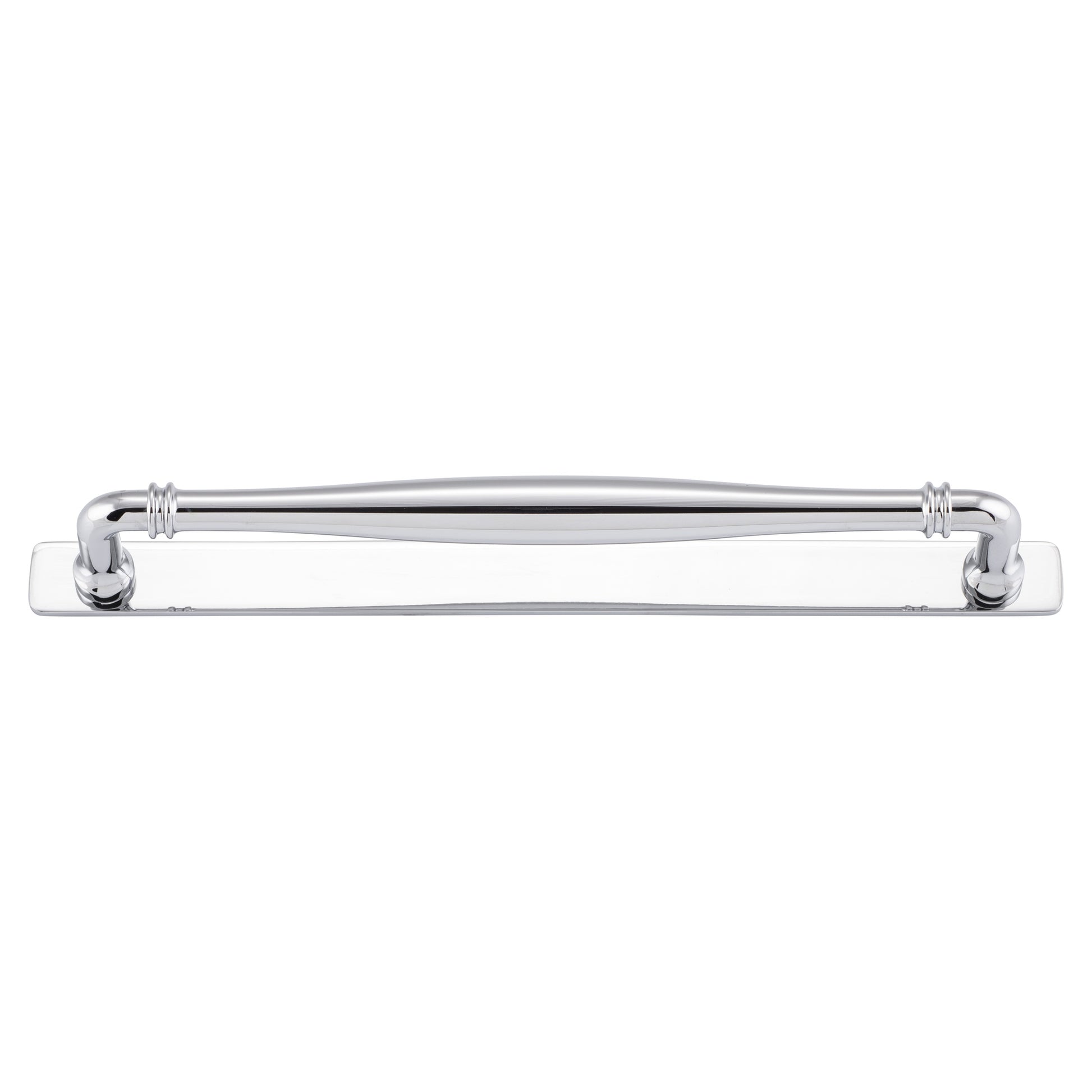 Sarlat Cabinet Pull with Backplate CTC256mm, Polished Chrome