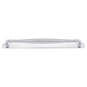 Sarlat Cabinet Pull with Backplate CTC320mm, Brushed Chrome