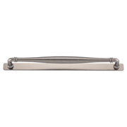 Sarlat Cabinet Pull with Backplate CTC320mm, Distressed Nickel