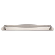 Sarlat Cabinet Pull with Backplate CTC320mm, Satin Nickel
