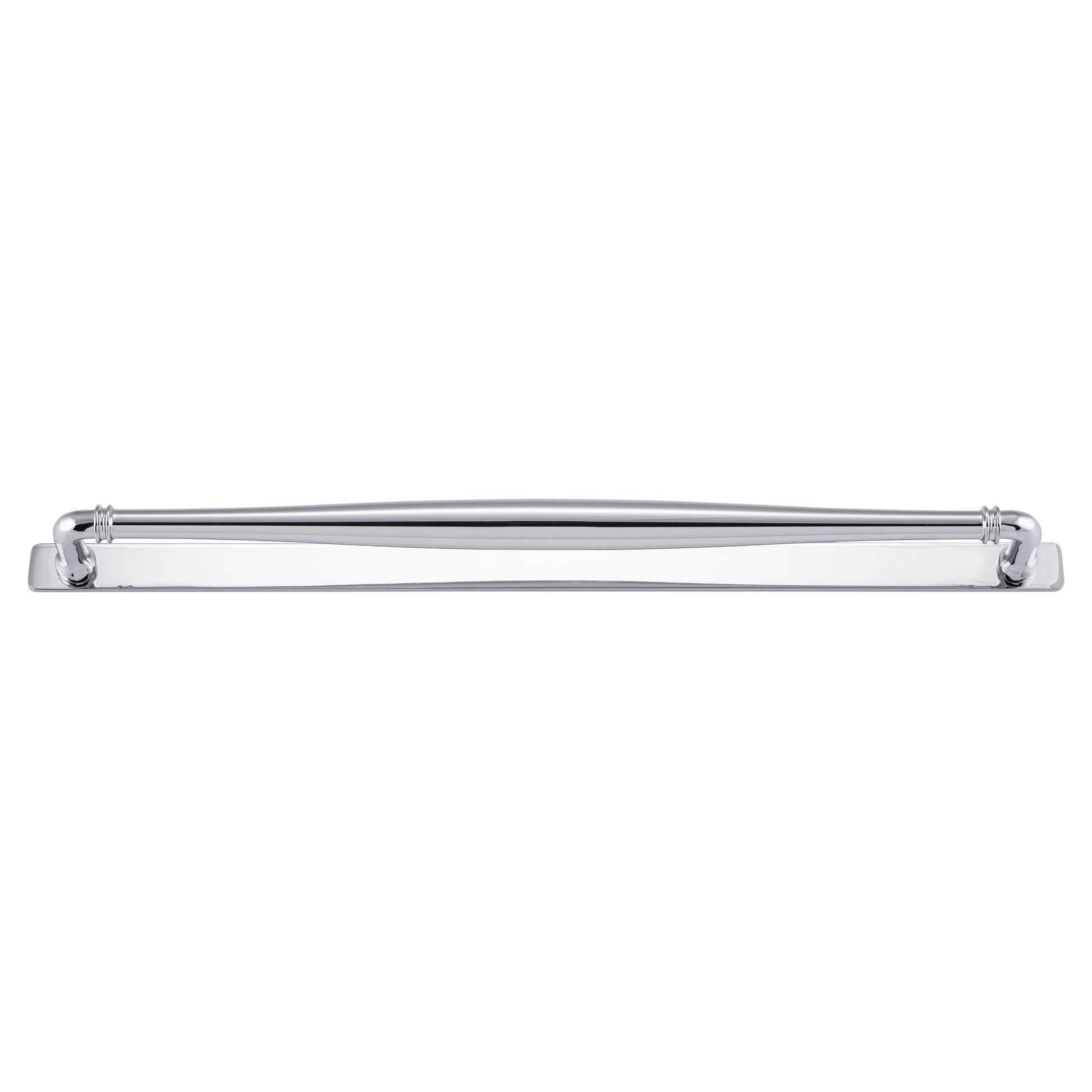 Sarlat Cabinet Pull with Backplate CTC450mm, Polished Chrome