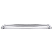 Sarlat Cabinet Pull with Backplate CTC450mm, Brushed Chrome