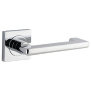 Baltimore Return Lever Square Rose Polished Chrome