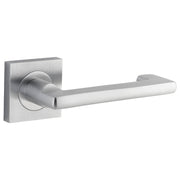 Baltimore Return Lever Square Rose Brushed Chrome