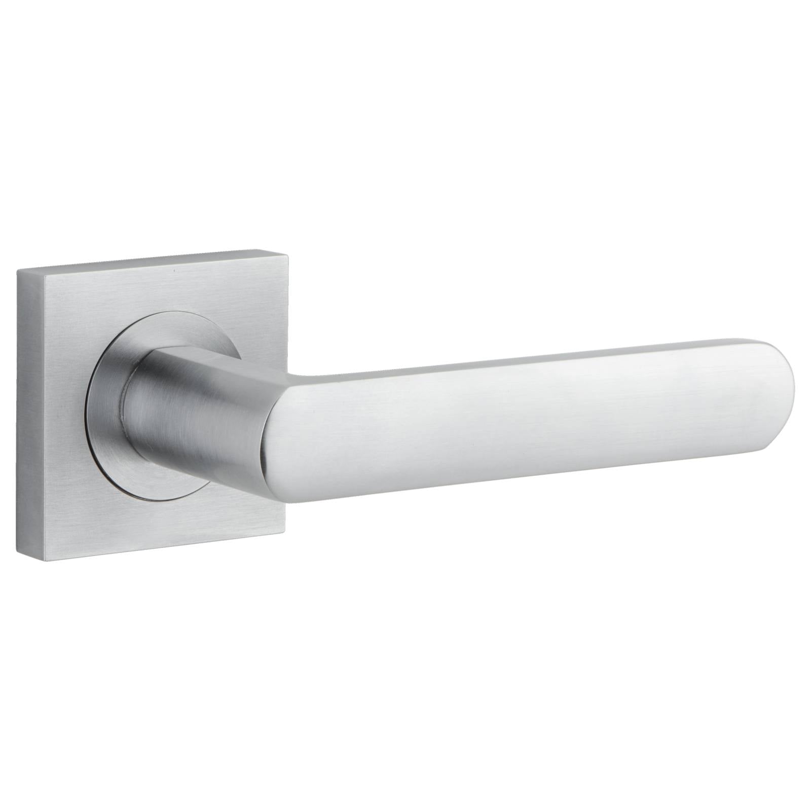 Osaka Lever Square Rose Brushed Chrome