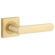 Osaka Lever Square Rose Brushed Brass