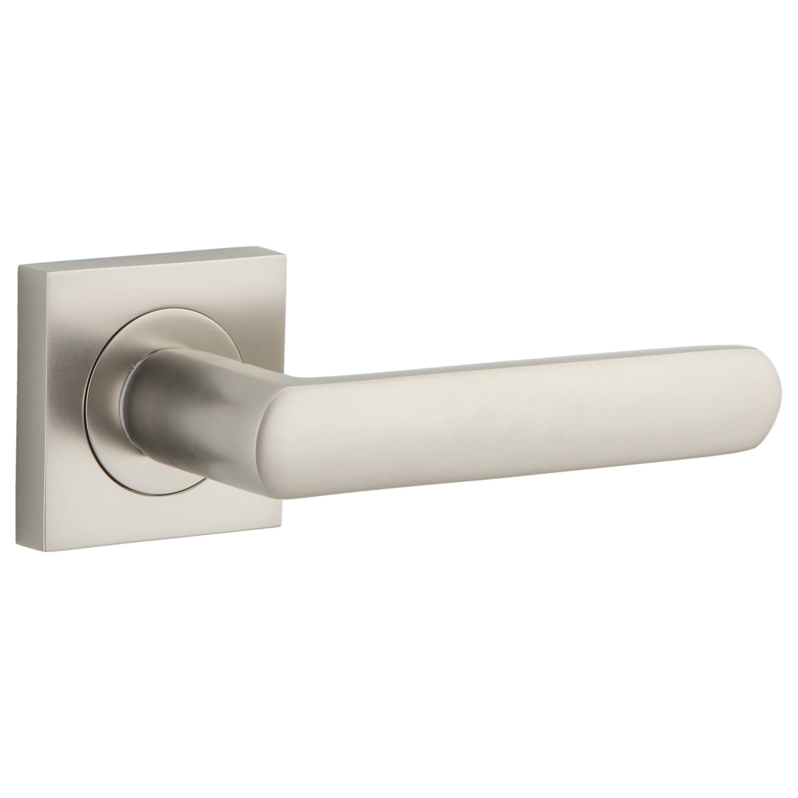 Osaka Lever Square Rose Satin Nickel