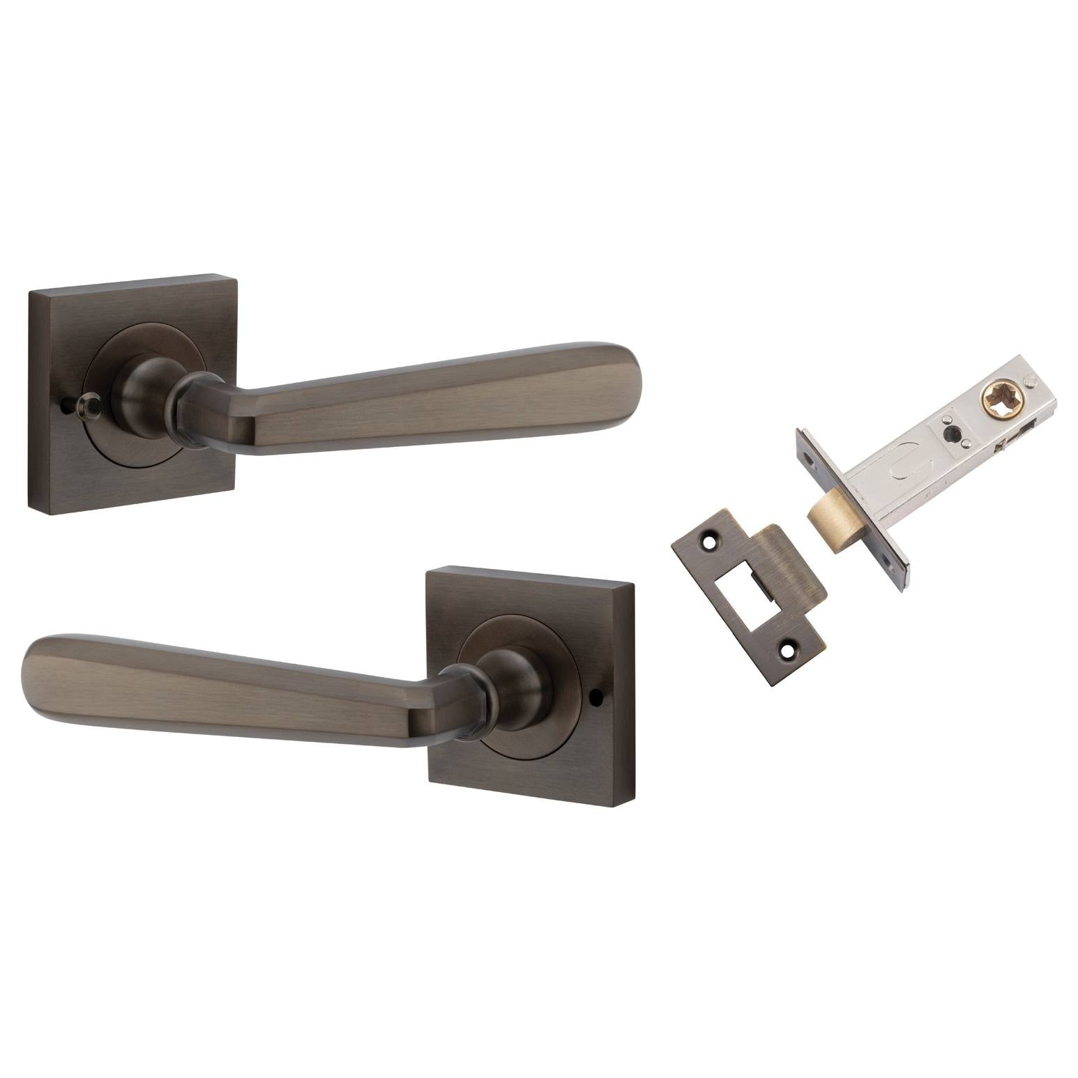Copenhagen Lever Square Rose (Inbuilt Privacy) Signature Brass