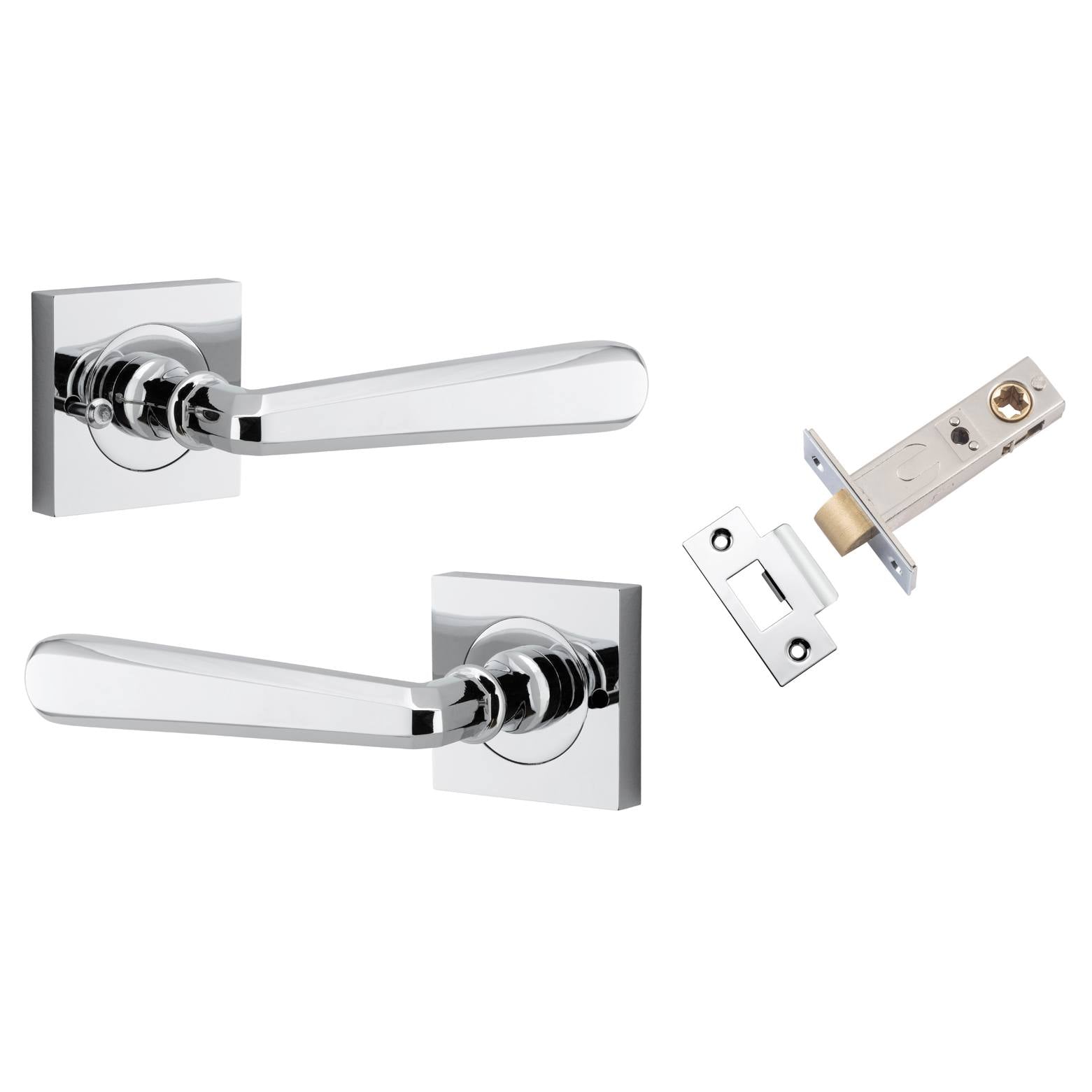 Copenhagen Lever Square Rose (Inbuilt Privacy) Polished Chrome