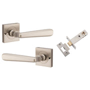 Copenhagen Lever Square Rose (Inbuilt Privacy) Satin Nickel