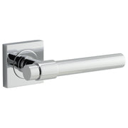 Helsinki Lever Square Rose Polished Chrome