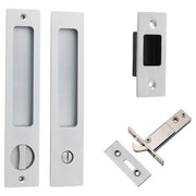 Rectangular Sliding Door Pull Privacy Kit With Privacy Turn