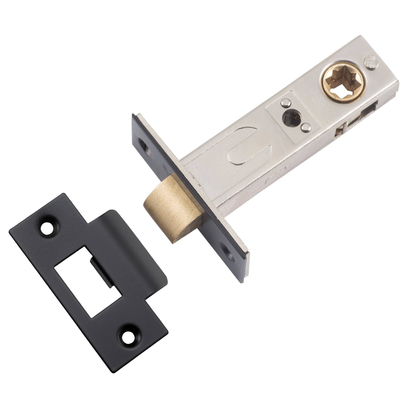 Iver Split Cam Tube Latch 60mm Backset, Matte Black