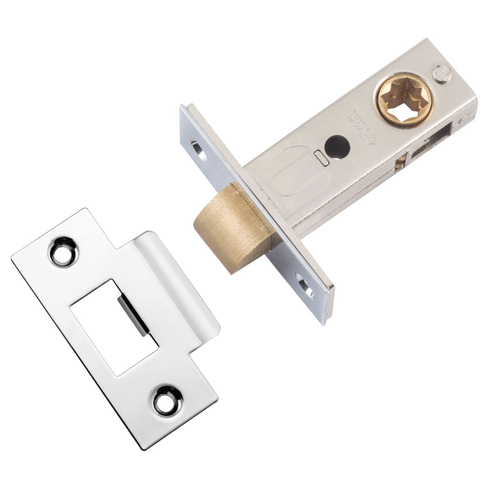 Split Cam Tube Latch 45mm Backset Polished Chrome