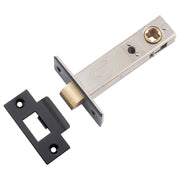 Iver Hard Sprung Split Cam Tube Latch 70mm Backset, Matte Black