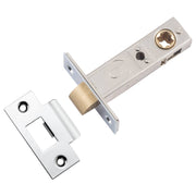 Iver Hard Sprung Split Cam Tube Latch 60mm Backset, Polished Chrome