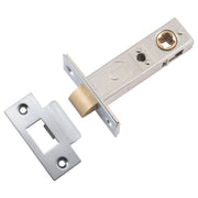 Iver Hard Sprung Split Cam Tube Latch 60mm Backset, Brushed Chrome