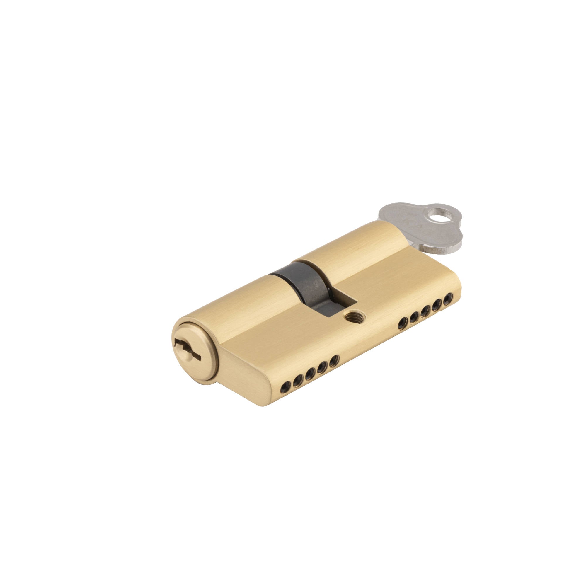 Euro Cylinder Dual Function 5 Pin KA1, Brushed Brass
