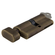 Euro Cylinder Key Thumb 6 Pin KA1, Signature Brass