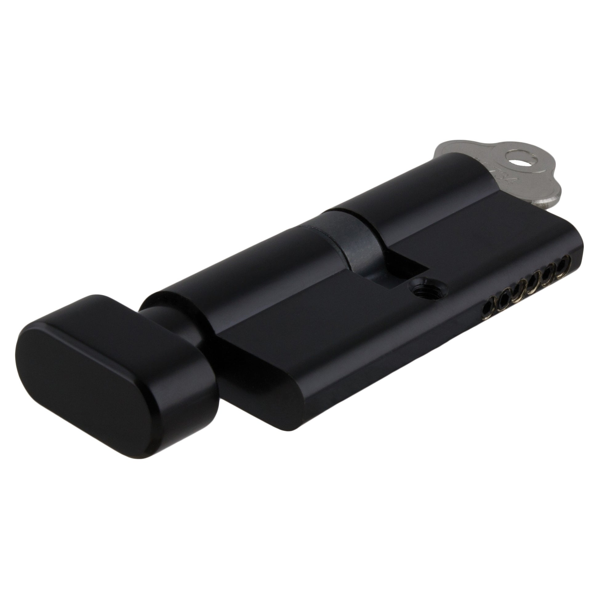 Euro Cylinder Key Thumb 6 Pin, Matt Black