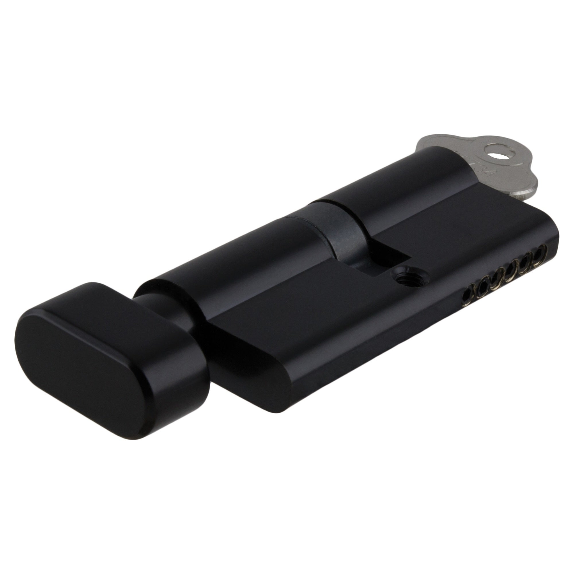 Euro Cylinder Key Thumb 6 Pin, Matt Black