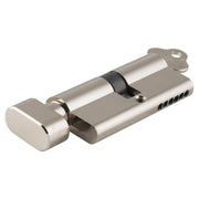 Euro Cylinder Key Thumb 6 Pin KA1, Polished Nickel